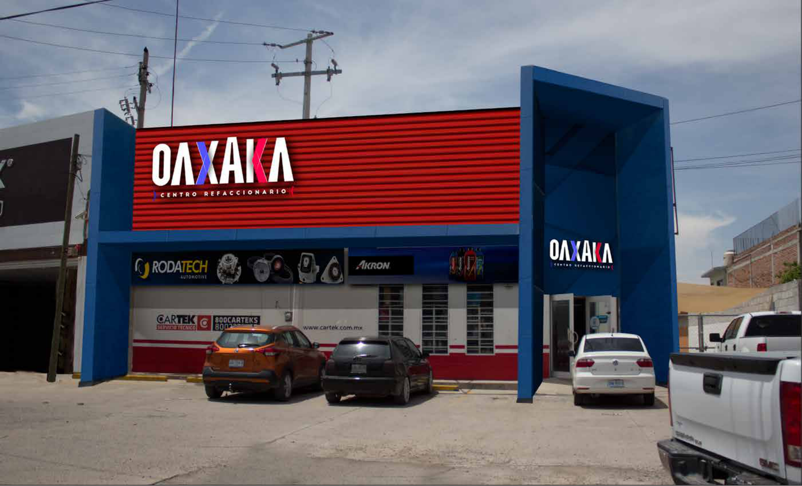 Fachada OAXAKA Centro Refaccionario